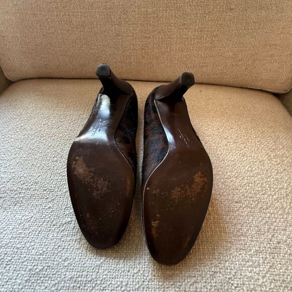 Ferragamo Animal Print Pumps Size 6.5 Heel - Picture 3 of 4